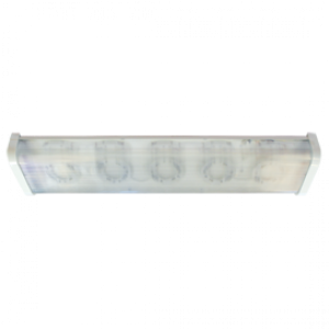 Светильник Ecola Light GX53 LED ДПО12-2х8-002 прямоугольный накладной 5*GX53 матовый белый 638х165х70  [TR53L5ECA]