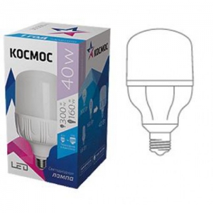 Лампа Космос высокомощная 40W 220V E27 6500K