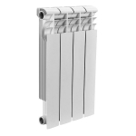 Радиатор отопления алюминиевый литой Rommer Optima 500 4 секции