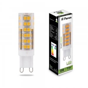 ЛАМПА FERON LED 7W G9 4000K LB-433 25767