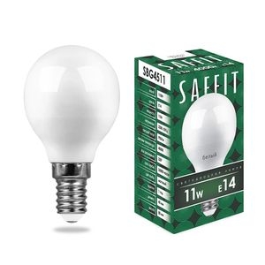 ЛАМПА FERON SAFFIT LED 11W 230V E14 2700K SBC4511 шарик (55136)