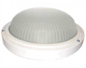 Светильник Ecola Light GX53 LED ДПП (DPP) 03-7-101 Круг накладной IP65 1*GX53 матовое стекло белый 185х185х85  [TR53L1ECR]
